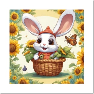 Whimsical Hoppings: Bunny Bliss Posters and Art